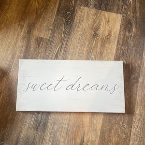 Sweet dreams sign